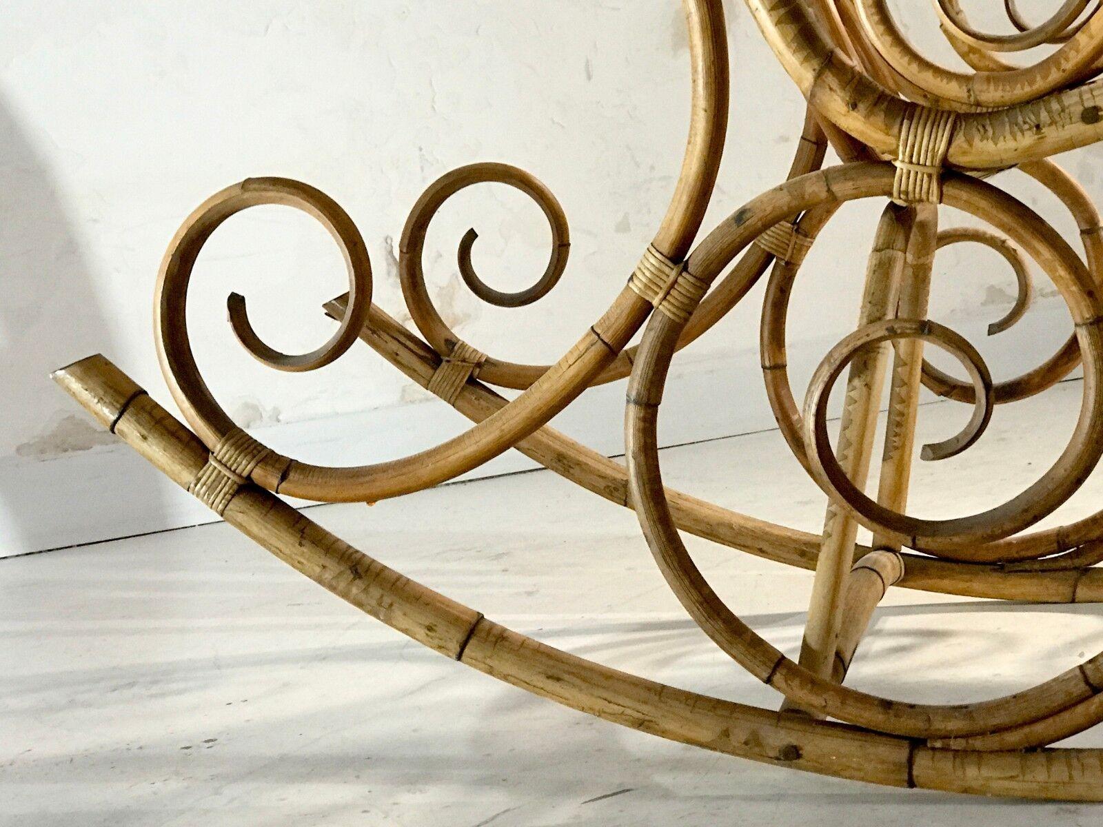 An Early MODERN NEO-CLASSICAL FREE-FORM ROCKING-CHAIR by THONET, France 1900 For Sale 4
