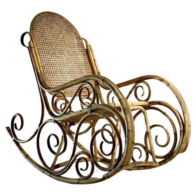 Cane Rocking Office Chair Cane Rocking Chairs - 80 For Sale at 1stDibs | cane back rocking chair ...