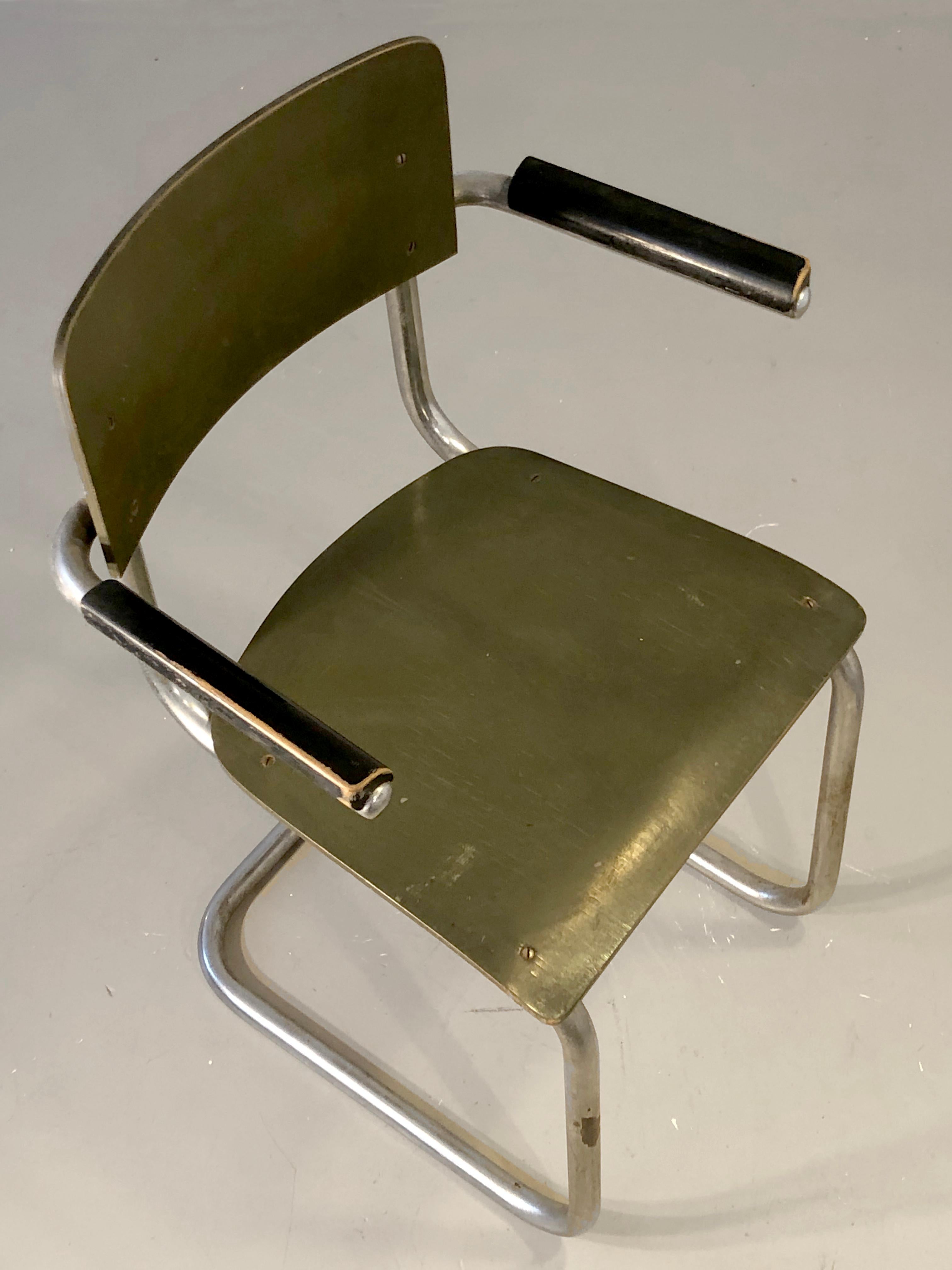 An Early MODERNIST BAUHAUS CHAIR by MART STAM for MAUSER WERKE, Germany 1930 For Sale 7