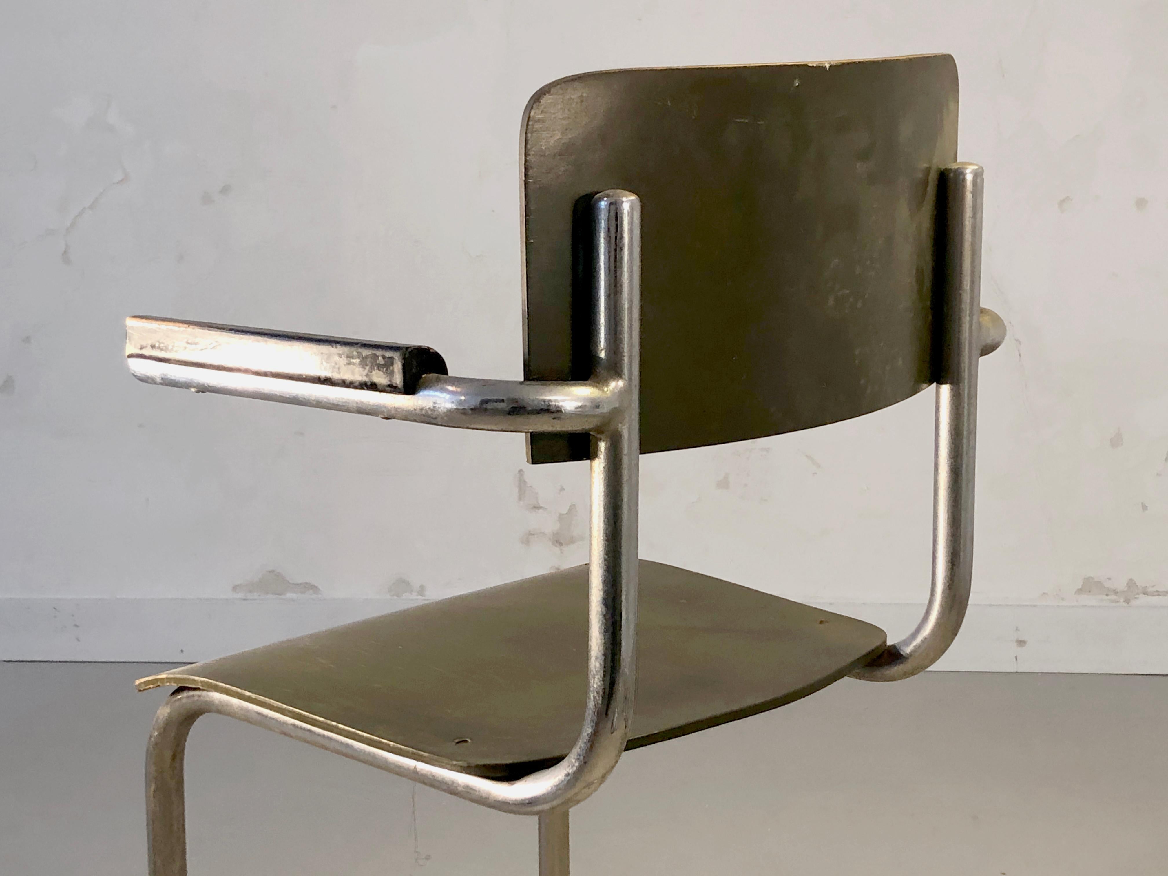 An Early MODERNIST BAUHAUS CHAIR by MART STAM for MAUSER WERKE, Germany 1930 For Sale 2