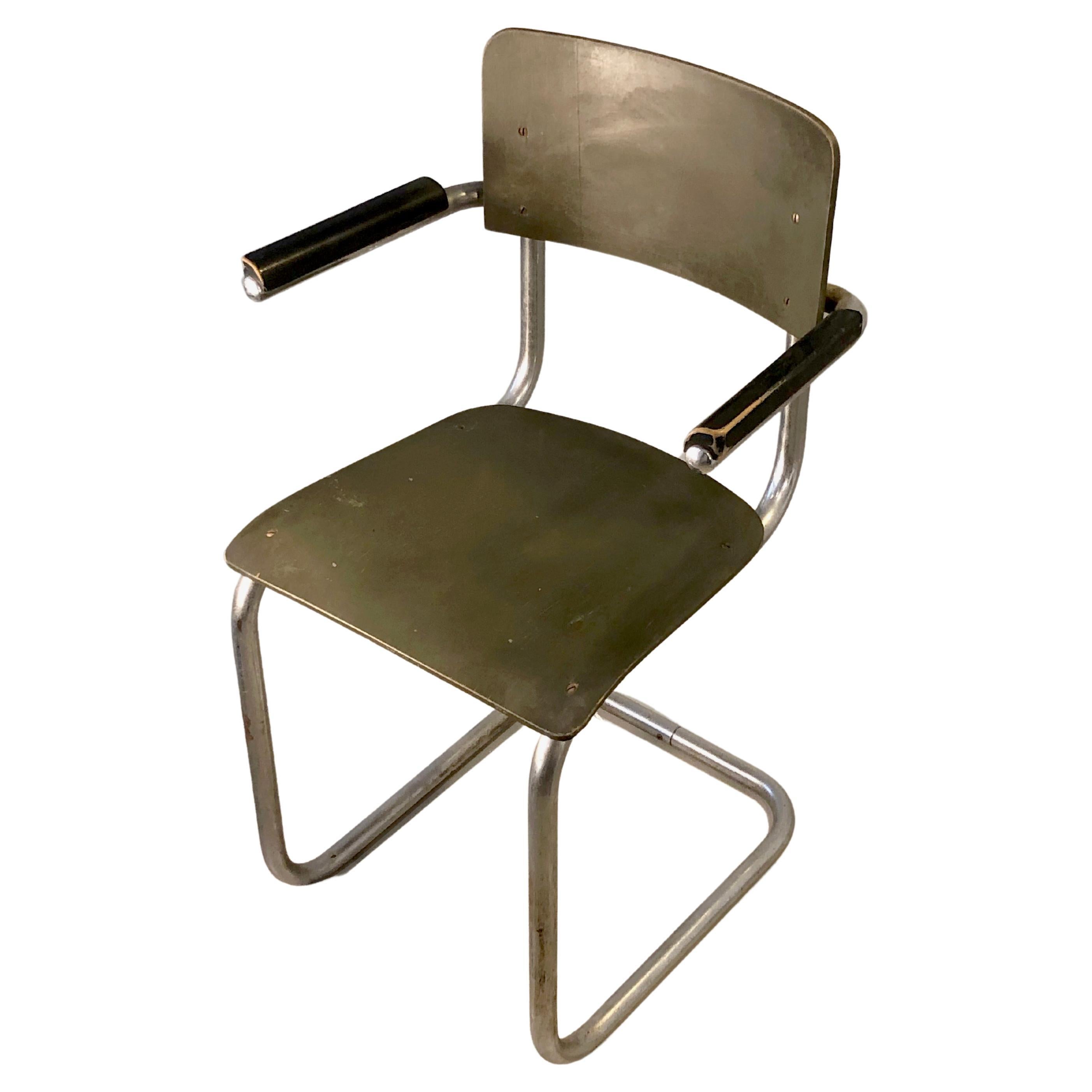 An Early MODERNIST BAUHAUS CHAIR by MART STAM for MAUSER WERKE, Germany 1930