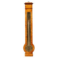 Early Nineteenth Century French Thuya Wood Thermometer
