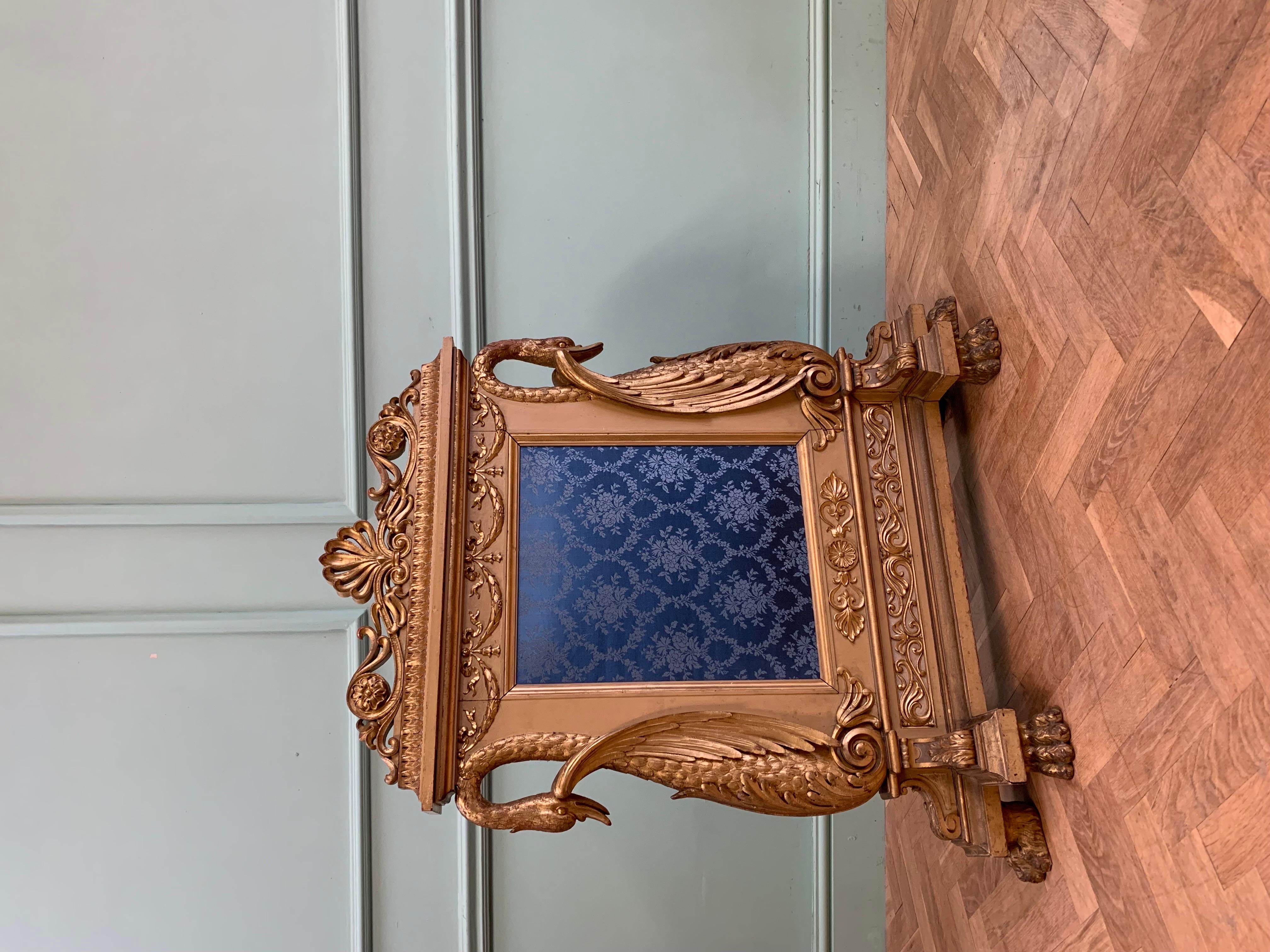 Ein Giltwood-Kaminschirm aus dem frühen neunzehnten Jahrhundert im Zustand „Gut“ im Angebot in London, GB