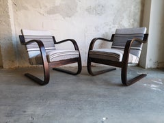 Early Pair of Alvar Aalto / Artek Cantilever 34/402 Armchairs, 1930s