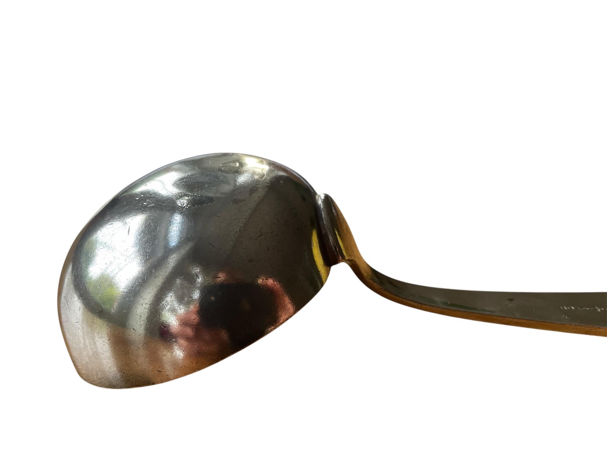 An early production silver plated Ladle by Gio Ponti for Arthur Krupp Milano For Sale 3