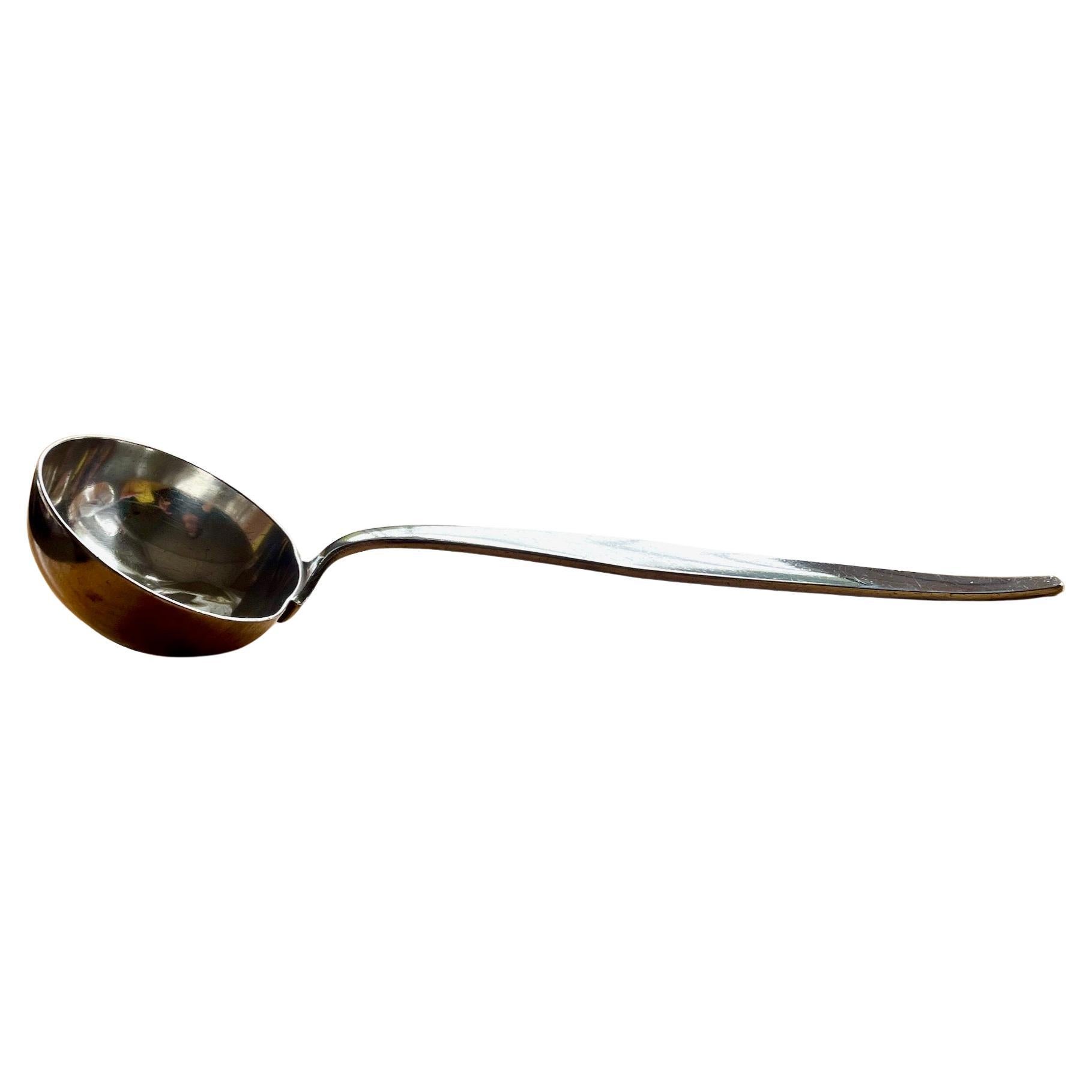 Silver Plate An early production silver plated Ladle by Gio Ponti for Arthur Krupp Milano For Sale