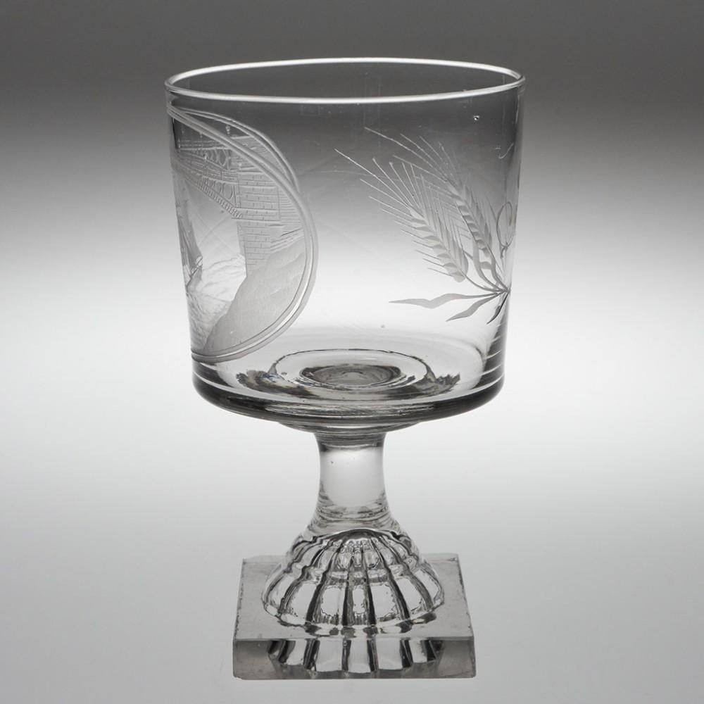 George III An Early Sunderland Bridge Rummer, c1805