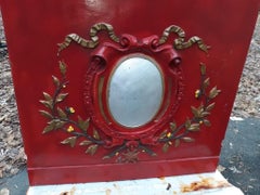 Early to Mid-19th Century Cold Painted English Fireplace Firedback