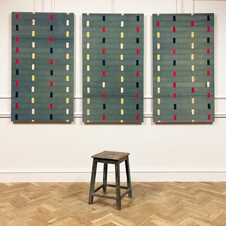 Early Twentieth Century Ivory Coast Textile Triptych For Sale at 1stDibs