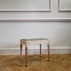 An early Twentieth Century limed oak stool