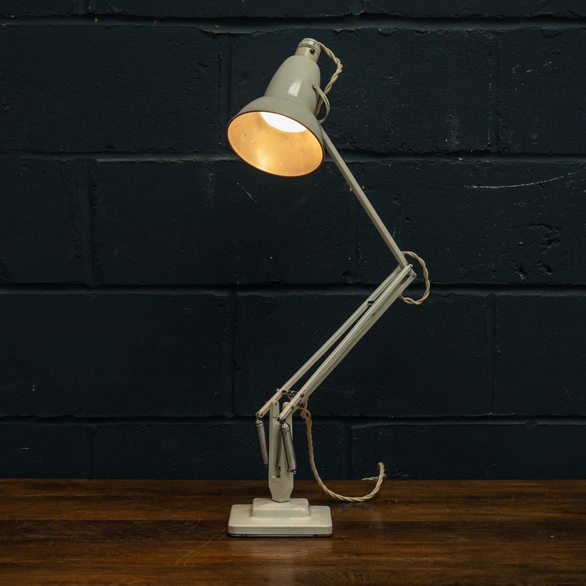 British Early Two-Step Herbert Terry Anglepoise Lamp, Model 1227, England, circa 1970 For Sale