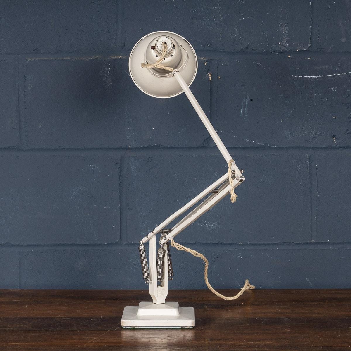 20th Century Early Two-Step Herbert Terry Anglepoise Lamp, Model 1227, England, circa 1970 For Sale