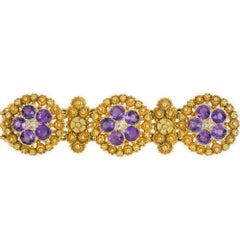 Bracciale di ametista del primo periodo vittoriano