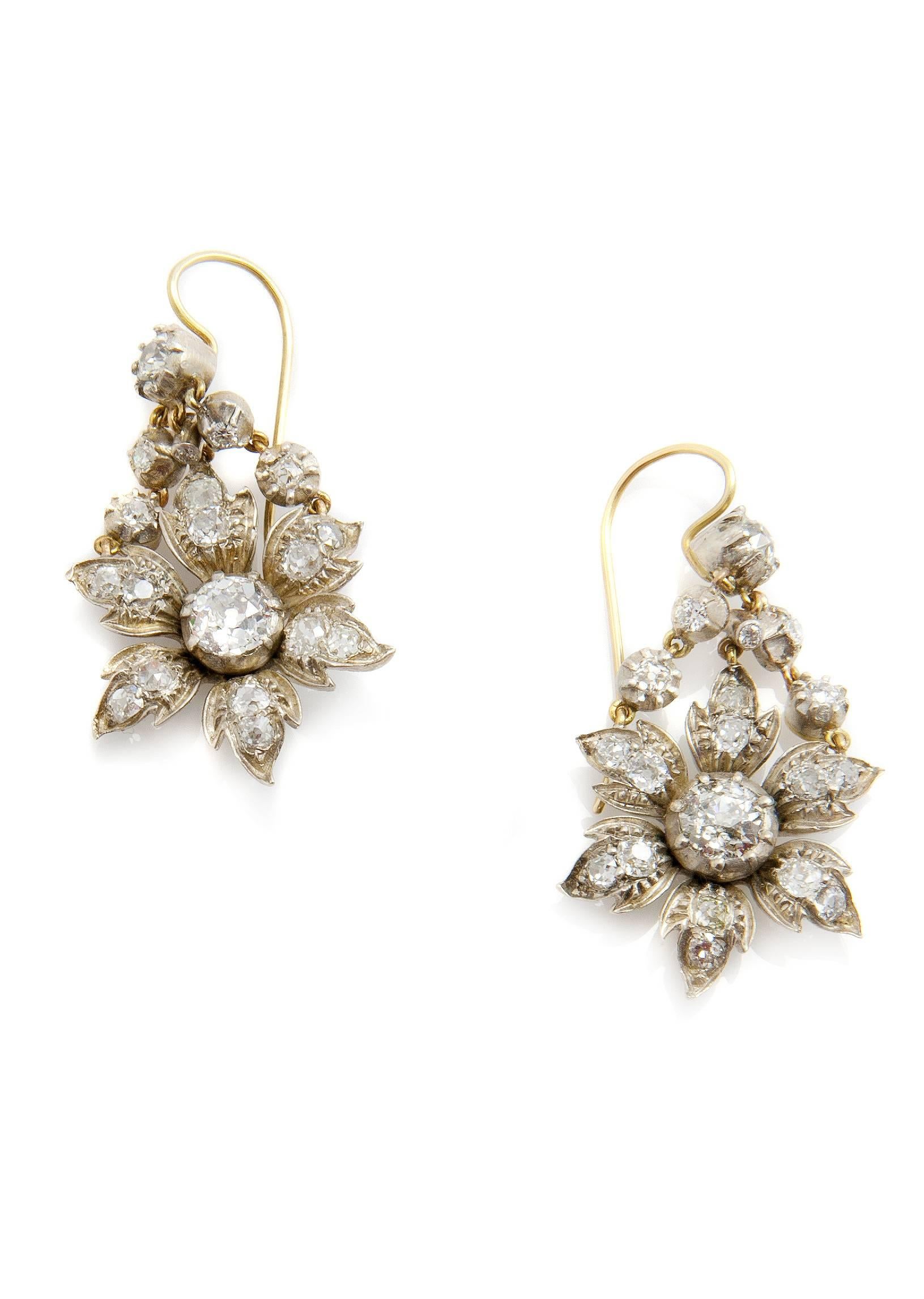 Early Victorian Diamond Necklace And Earrings Set England Circa Early Victorian Diamond Necklace And Earrings Set England Circa 1840 For At 1stdibs