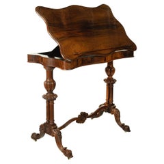 Early Victorian Rosewood Reading Table