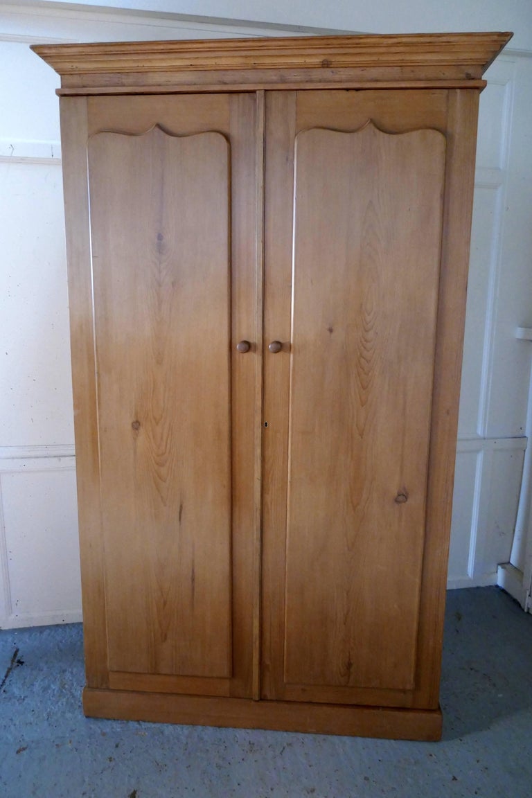 Early Victorian Stripped Pine Wardrobe At 1stdibs