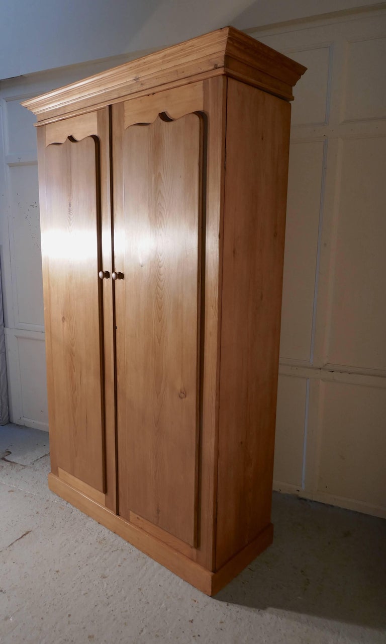 Early Victorian Stripped Pine Wardrobe at 1stdibs