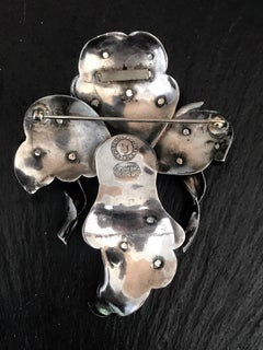 Early William Spratling Sterling Silver Brooch