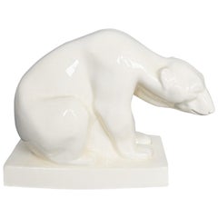 Earthenware Model of a Polar Bear by John Skeaping For Wedgwood, circa 1960