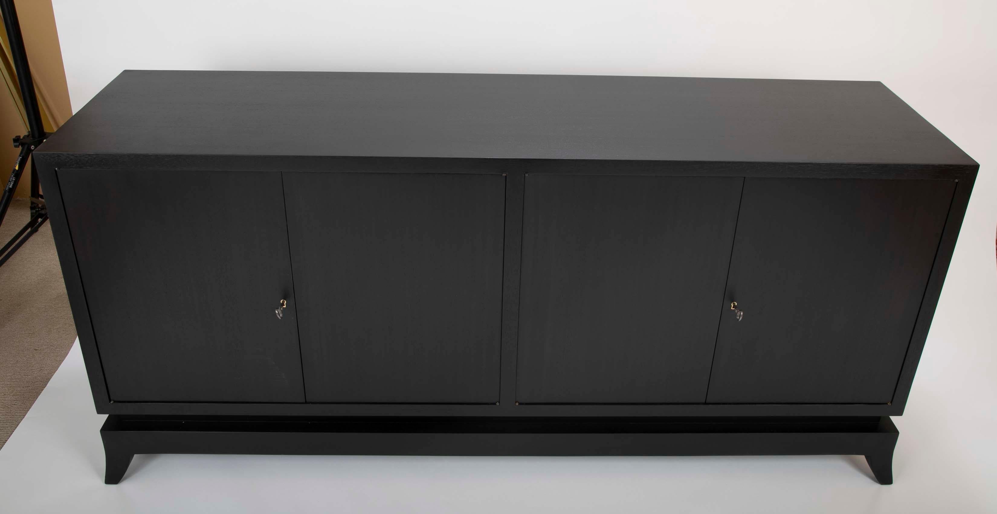 Ebonized Mahogany Credenza in the Manner of Tommi Parzinger 3