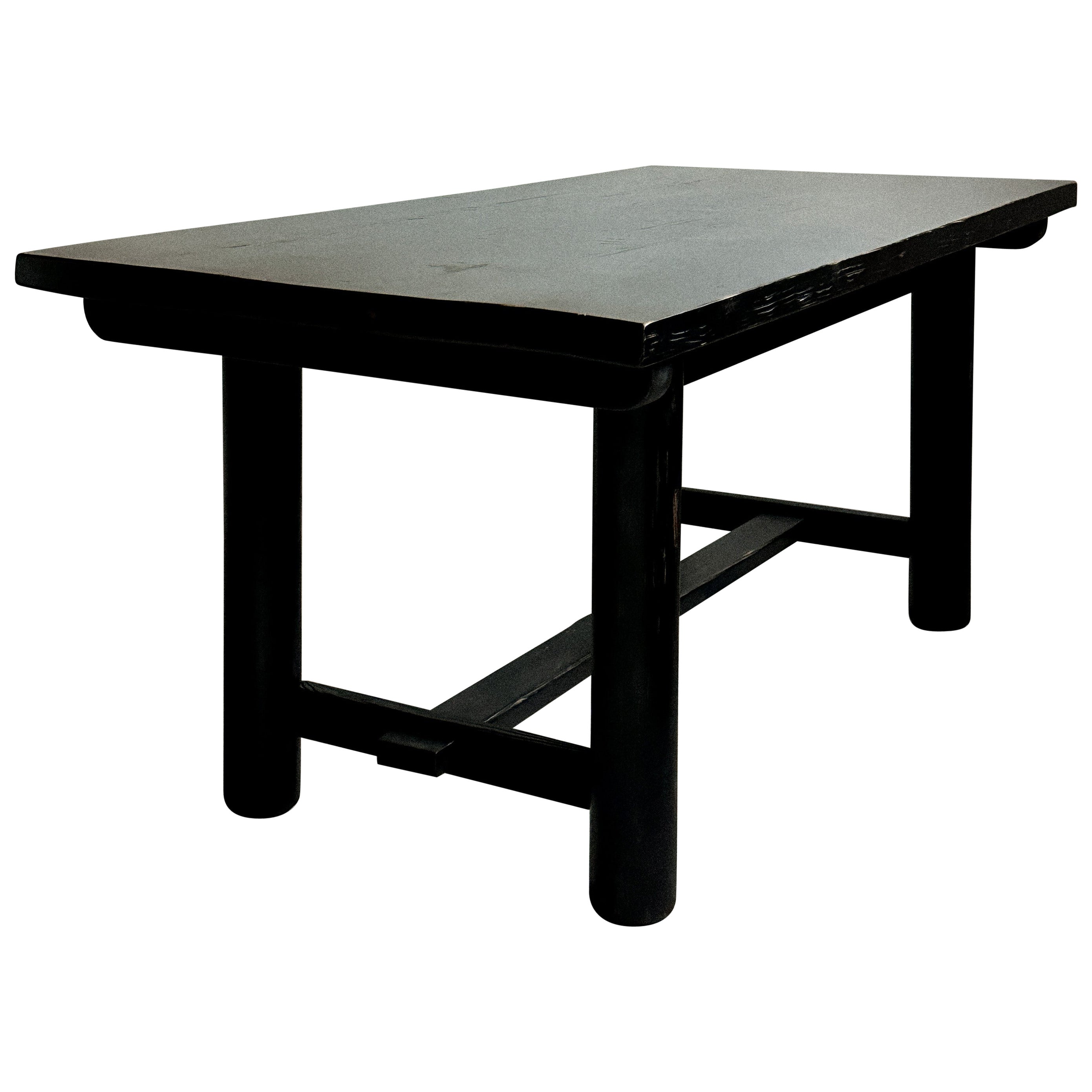 Table de salle à manger Meribel ébénisée, bois, Charlotte Perriand (attr.), France 1959 en vente