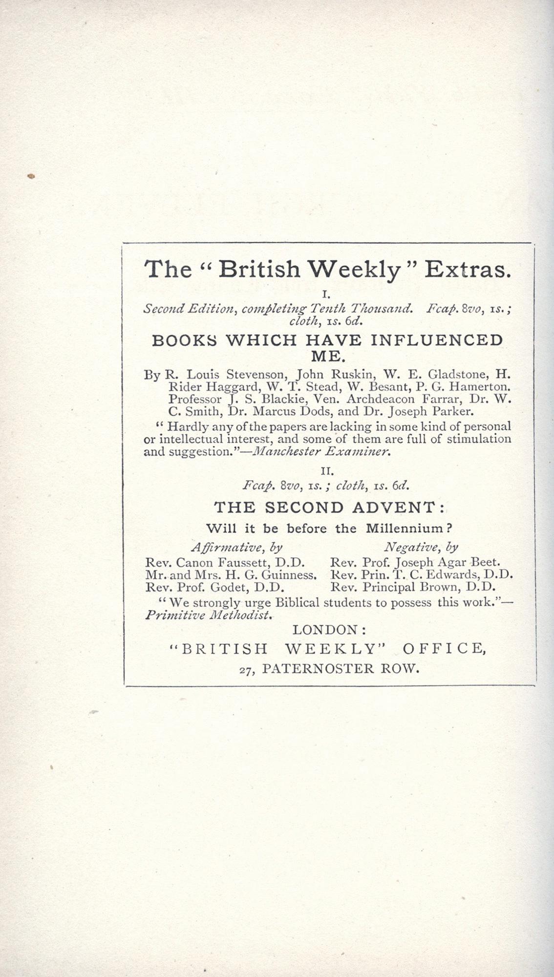 An Edinburgh Eleven by J. M. Barrie - creator of PETER PAN For Sale 1