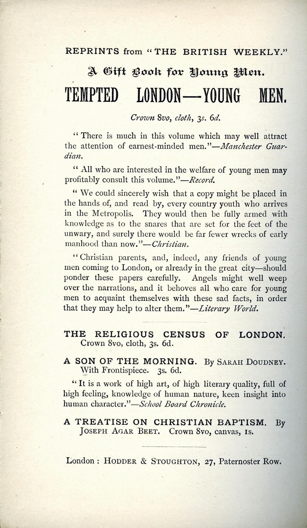 An Edinburgh Eleven by J. M. Barrie - creator of PETER PAN For Sale 3