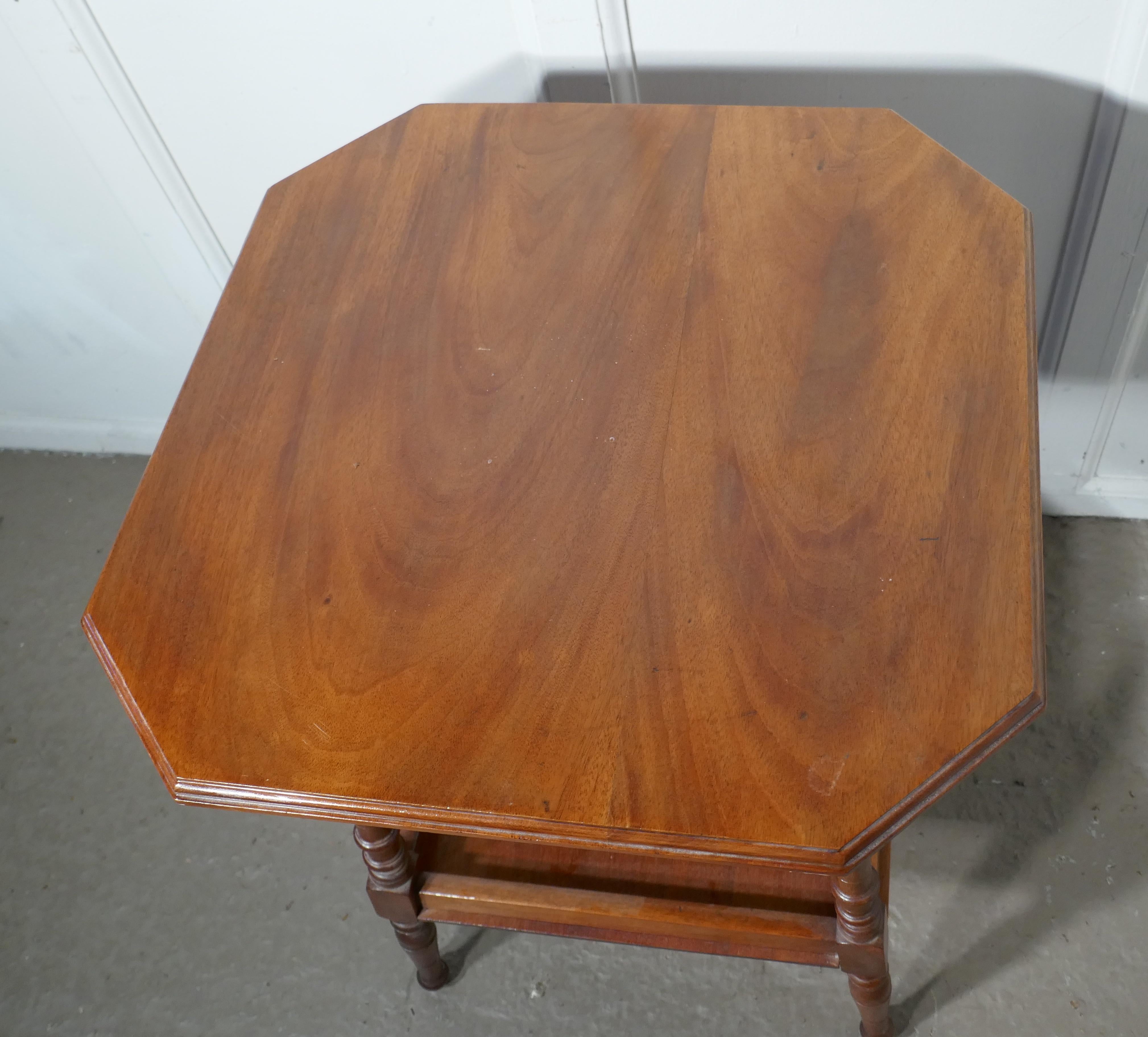 Edwardian Blonde Mahogany Étagère or Occasional Table 2