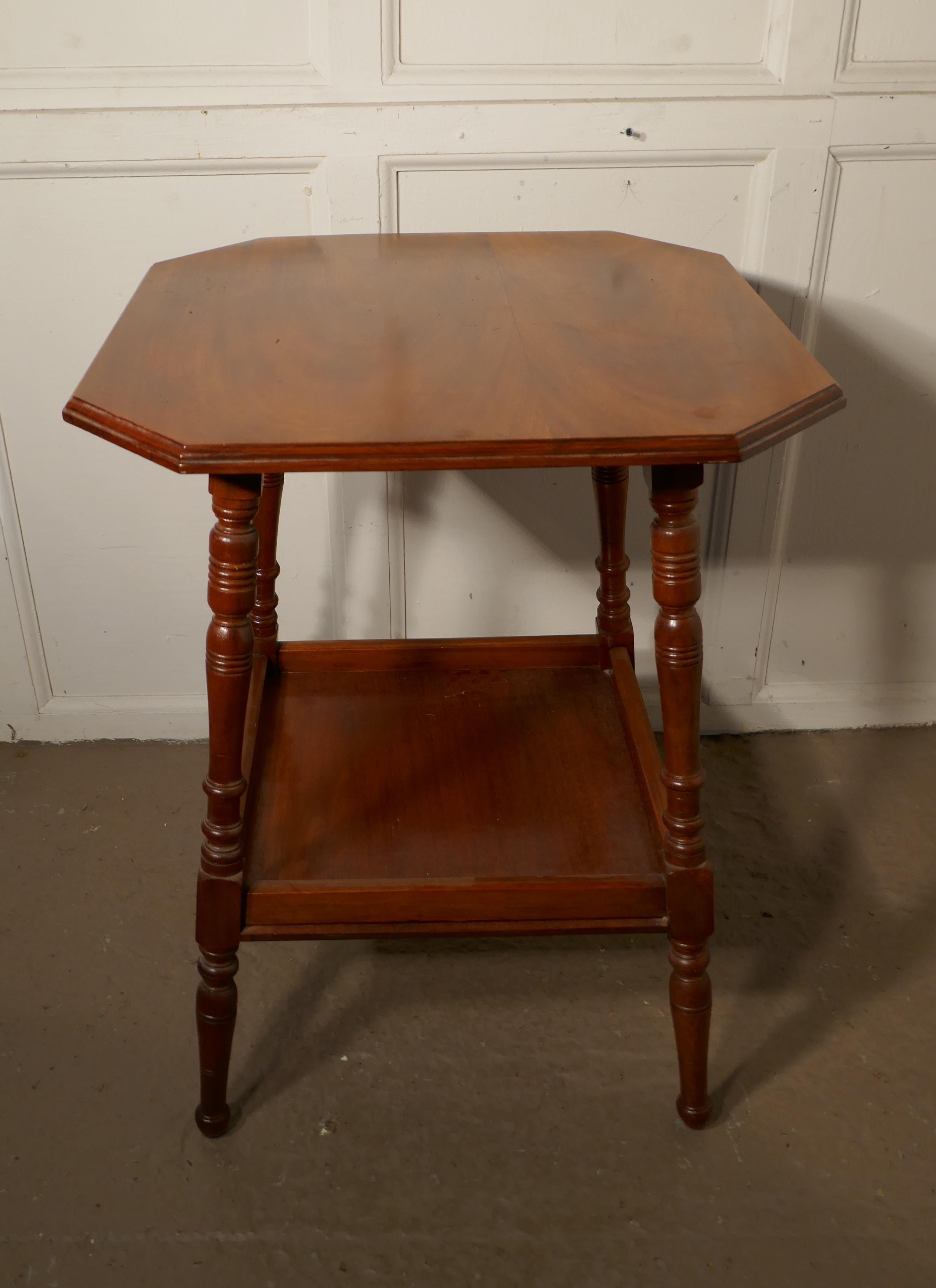 Edwardian Blonde Mahogany Étagère or Occasional Table 3
