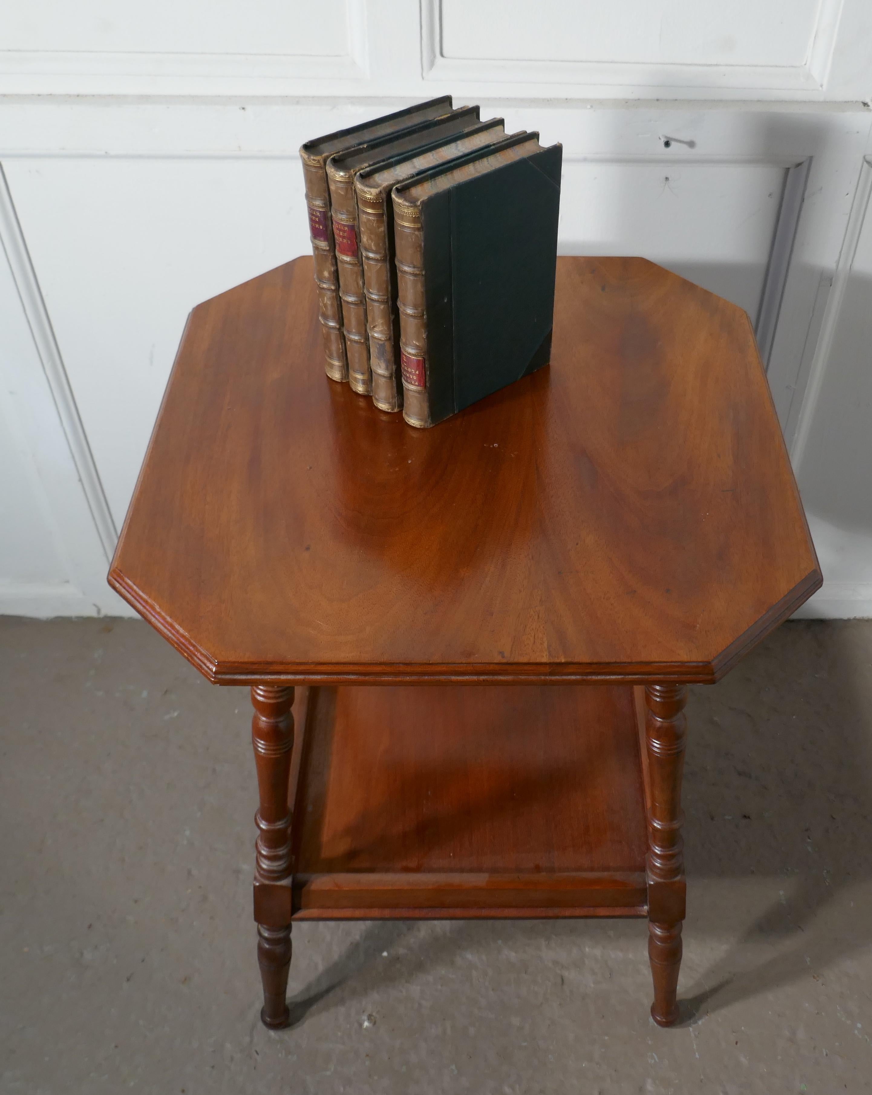 Edwardian Blonde Mahogany Étagère or Occasional Table 4