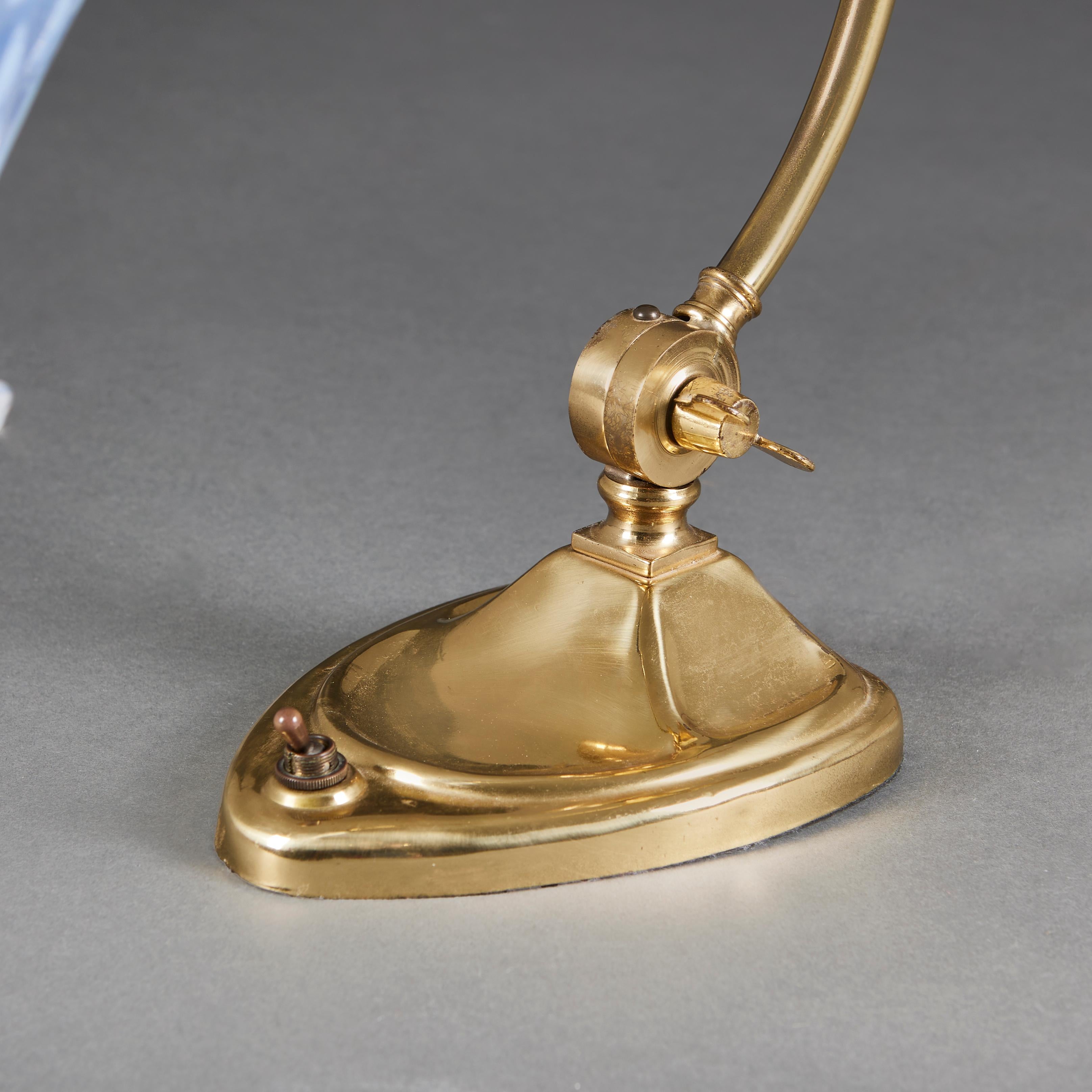 Arts and Crafts An Edwardian Desk Lamp After Benson For Sale