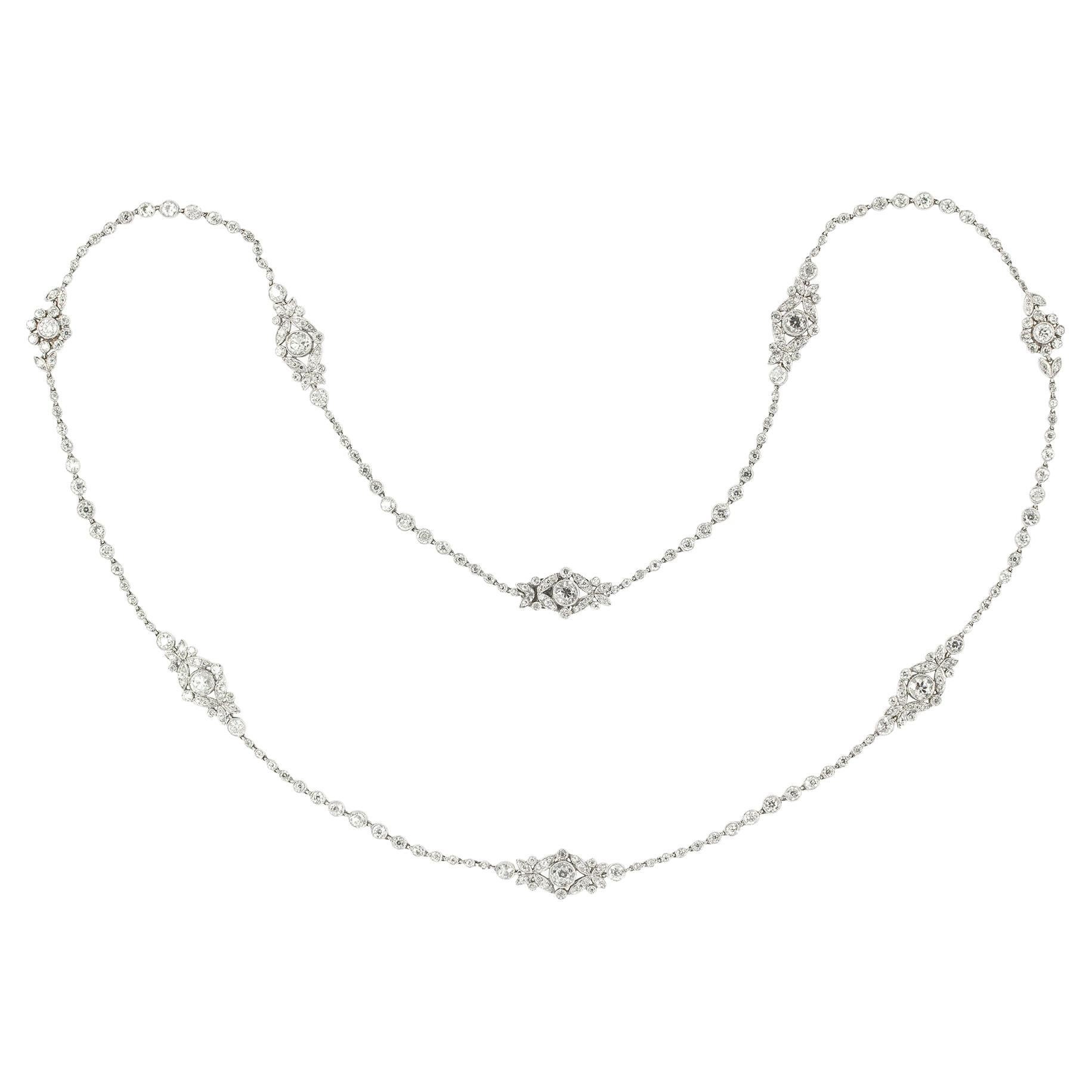 An Edwardian Diamond Necklace