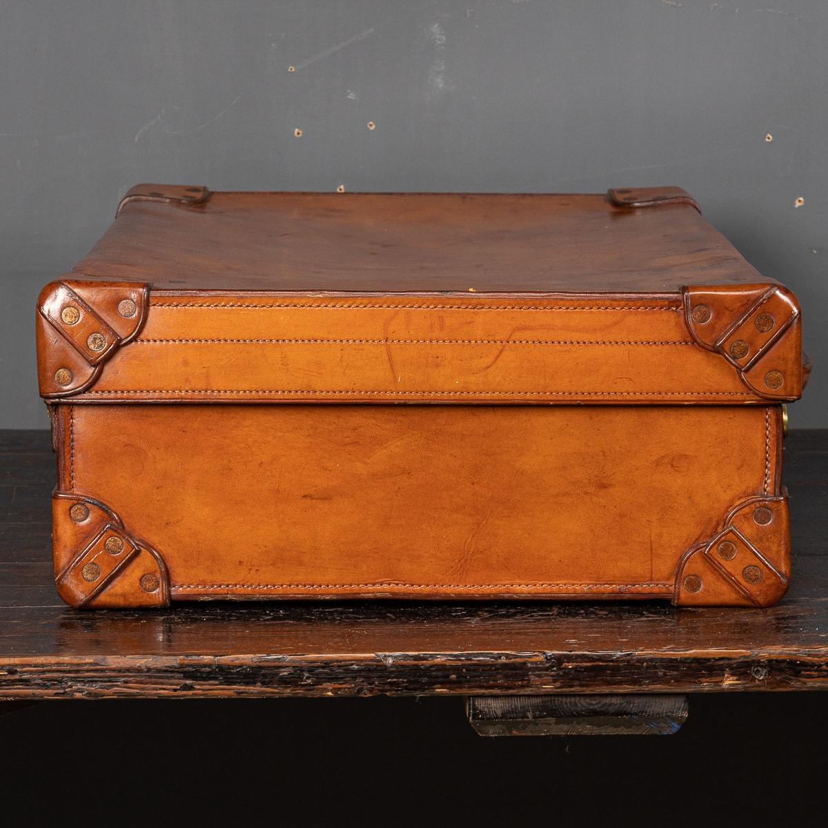 Early 20th Century An Edwardian Dressing Case With Silver Accessories By Walker & Hall c.1928 For Sale