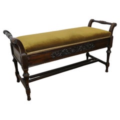 Tabouret de piano à queue édouardien