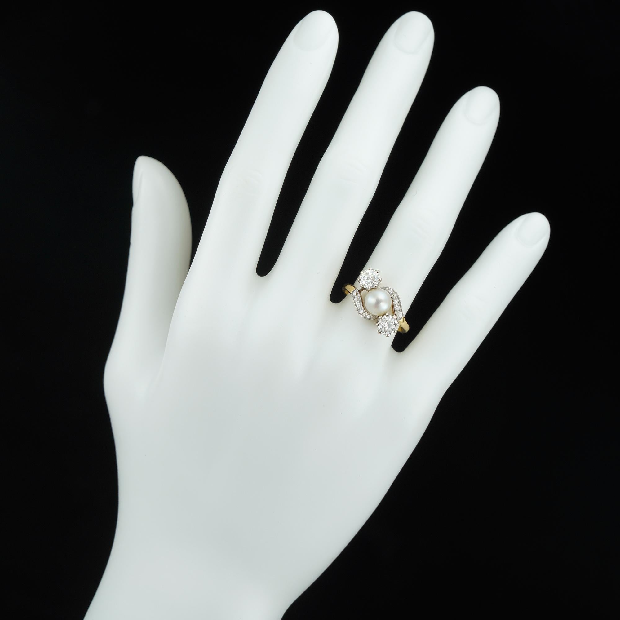 edwardian pearl ring