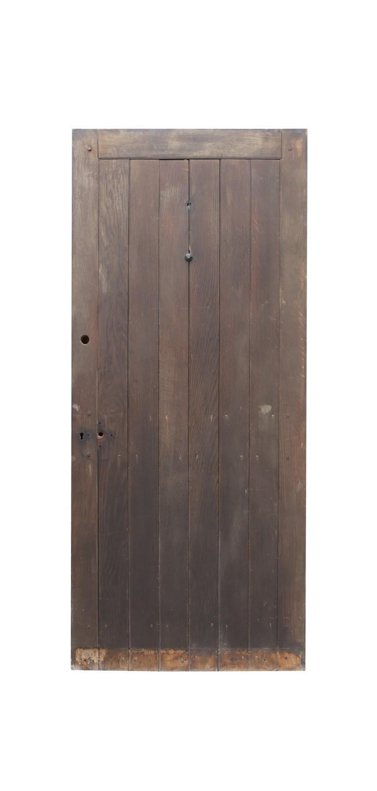 XIX secolo Porta esterna in Oak Edwardiana in vendita