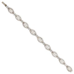 Edwardian Pearl and Diamond Bracelet