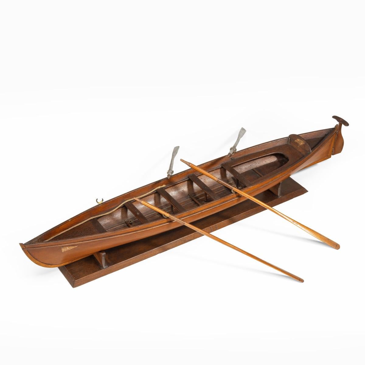 Edwardian Pine Five-Oar Rowing Skiff For Sale 8
