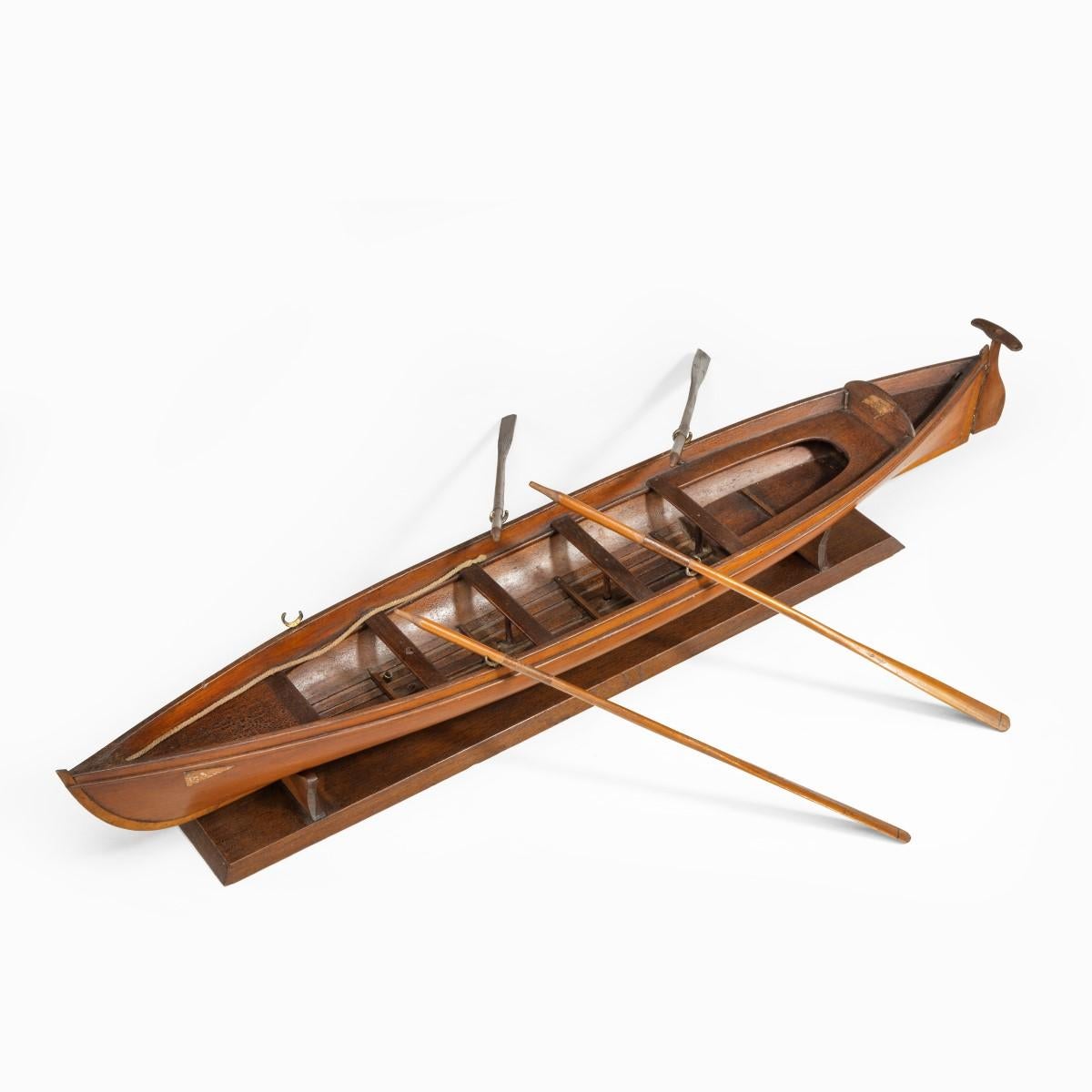 Edwardian Pine Five-Oar Rowing Skiff For Sale 1