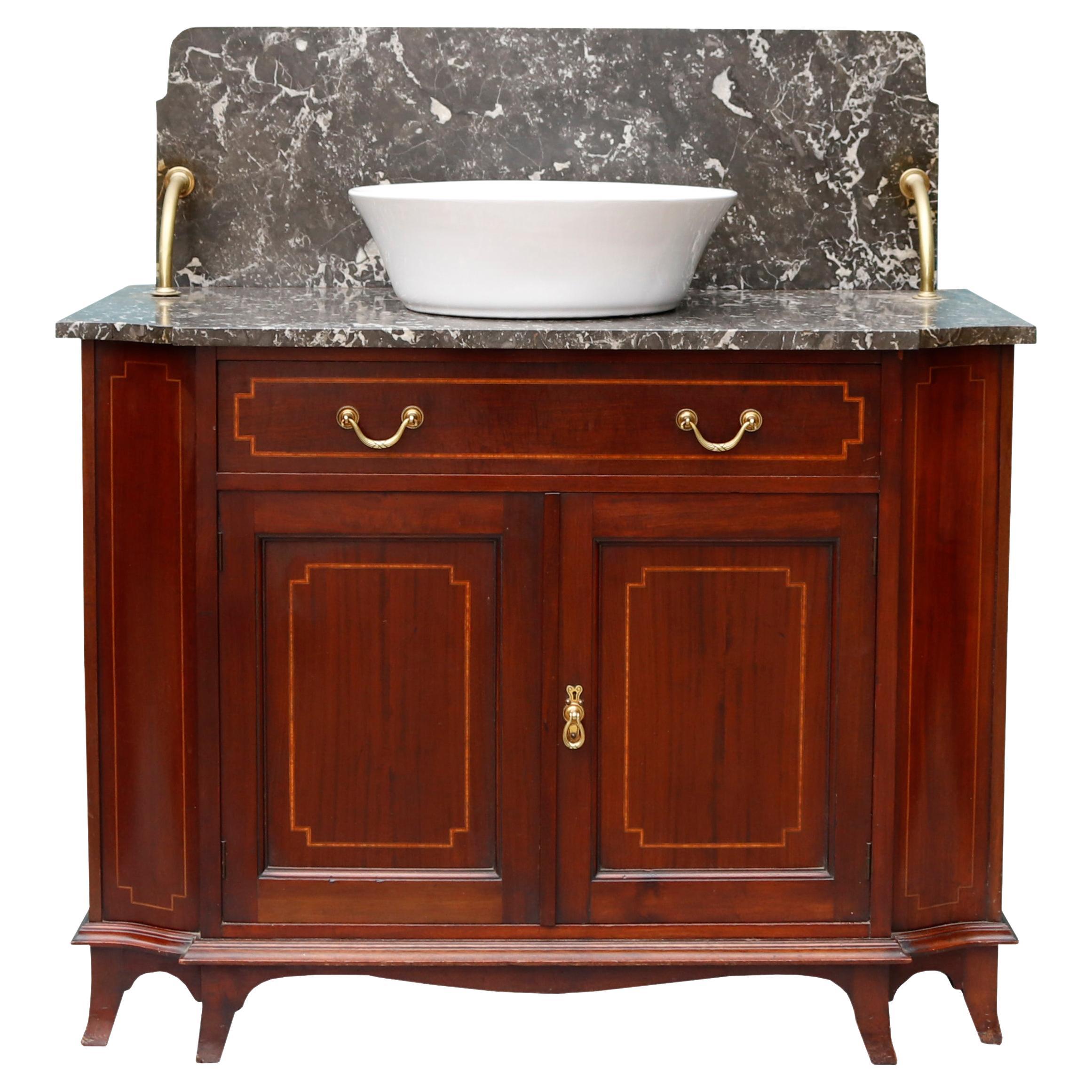 Edwardian Reclaimed Washstand For Sale