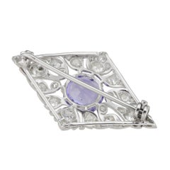An Edwardian sapphire and diamond brooch