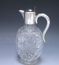 Edwardian Silver Mounted Claret Jug