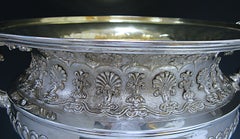 Edwardian Silver Two Handled Vase/Rose Bowl of Classic Urn, 1904
