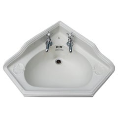 Lavabo d'angle de style édouardien