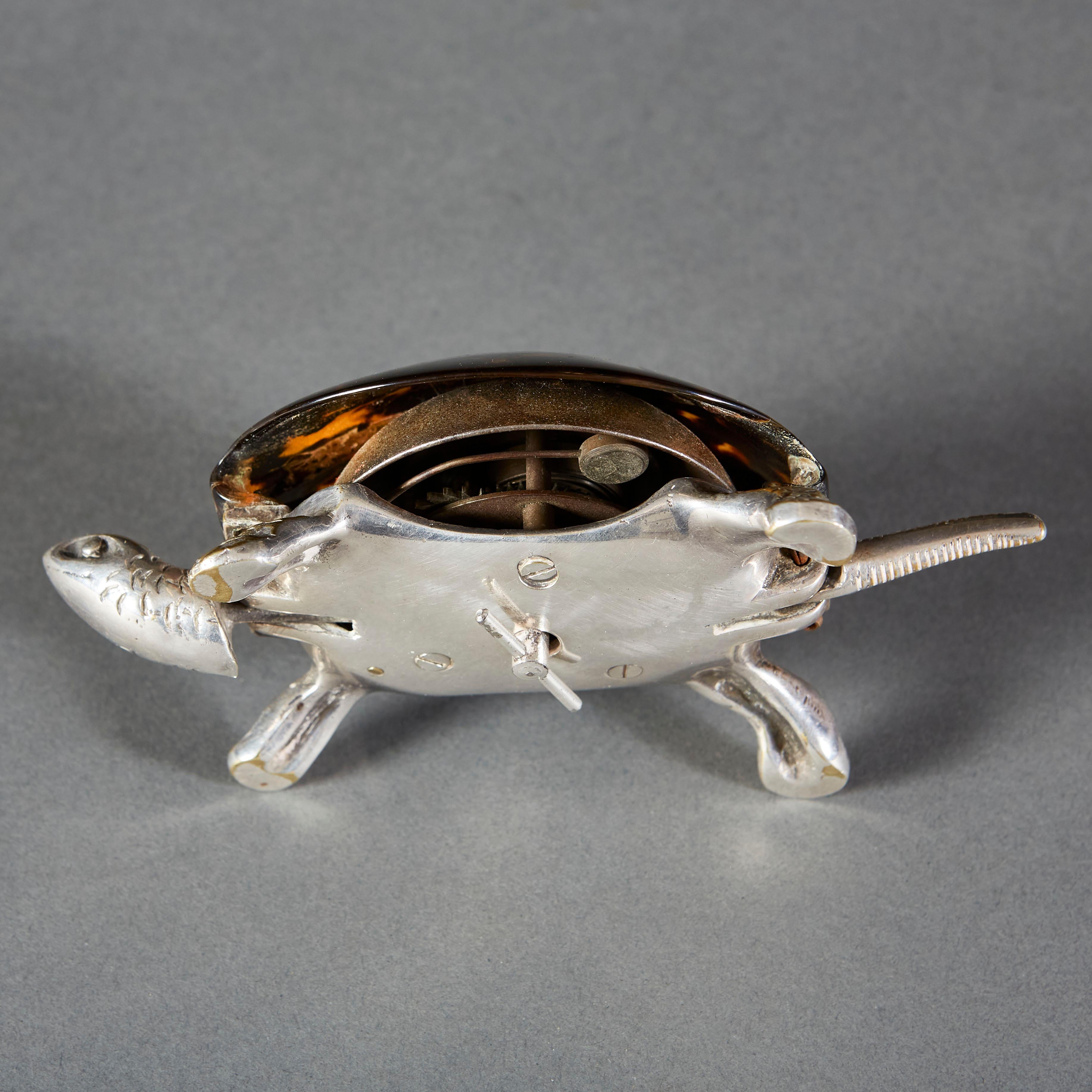Silver Plate Edwardian Tortoiseshell Table Bell
