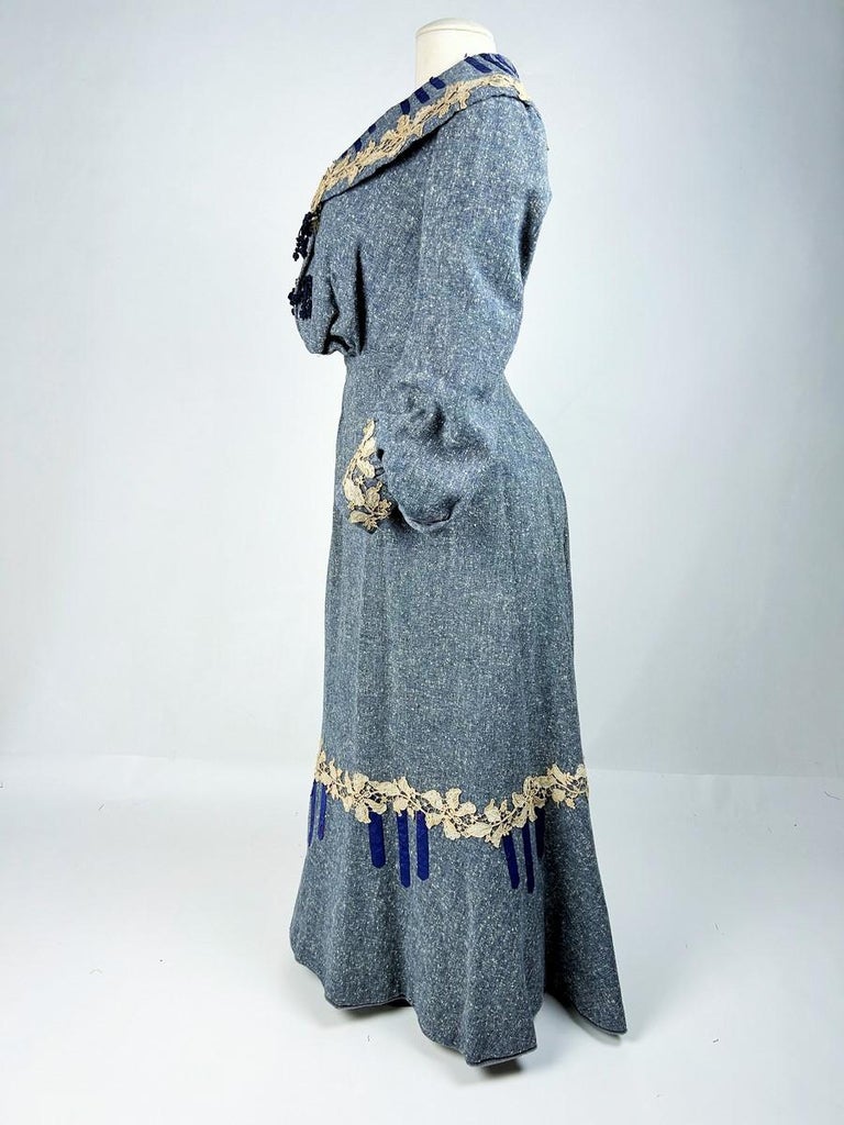 navy blue dress for baby girl The 'waiting for bluebells' winter 1915/16 day dress