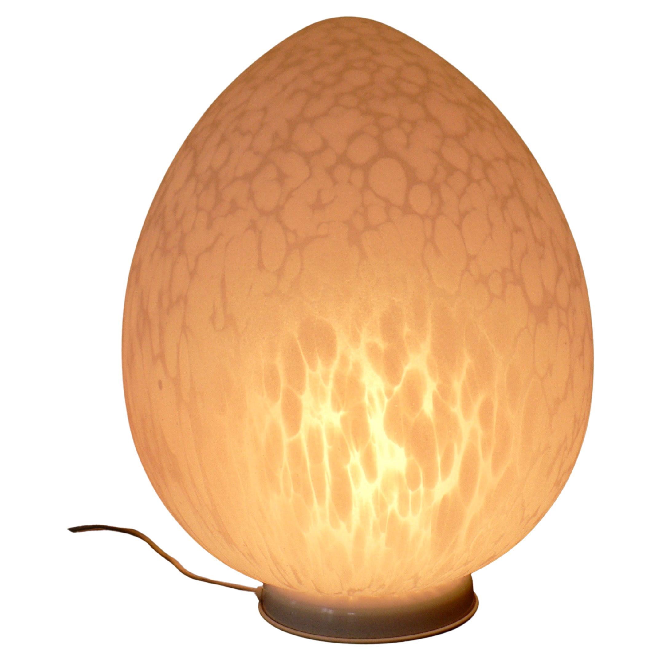 An  "egg" lamp - Italia- 1970s For Sale