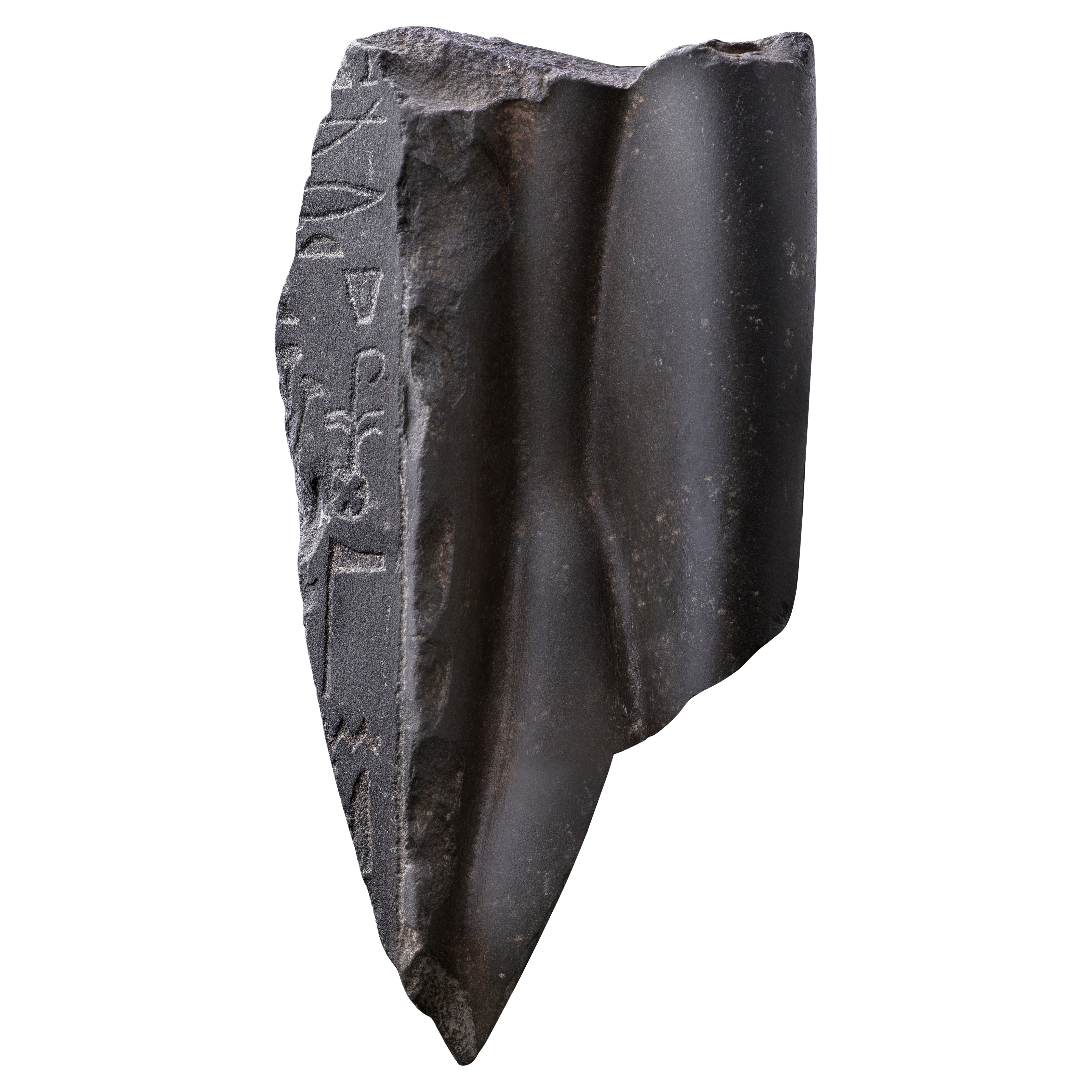 Ancient Egyptian Greywacke Fragmentary Torso of Queen Arsinoe II For Sale