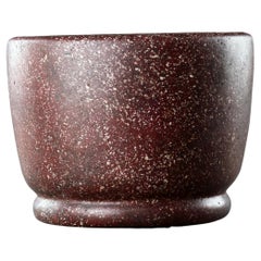 An Egyptian Porphyry Mortar