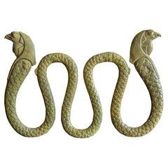 An Egyptian revival bronze wall hanging of Horus, Berlin Foundry - late 19th C